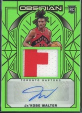 2024 Obsidian Electric Etch Green Flood JA'KOBE WALTER RC Auto Patch /25