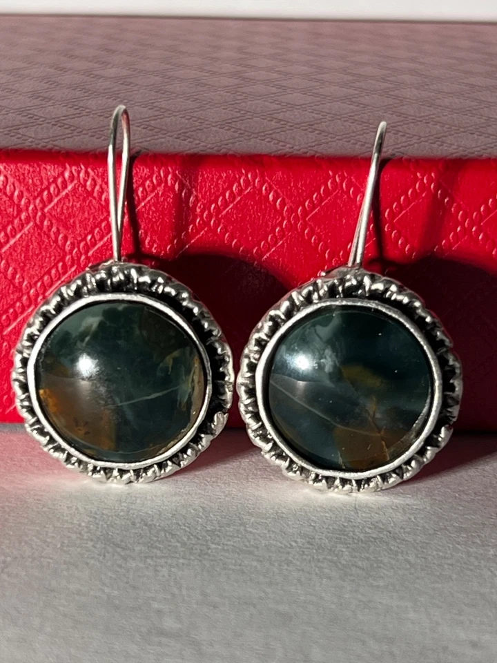 Brincos de jaspe morrisonita - Imagem 3 de 4