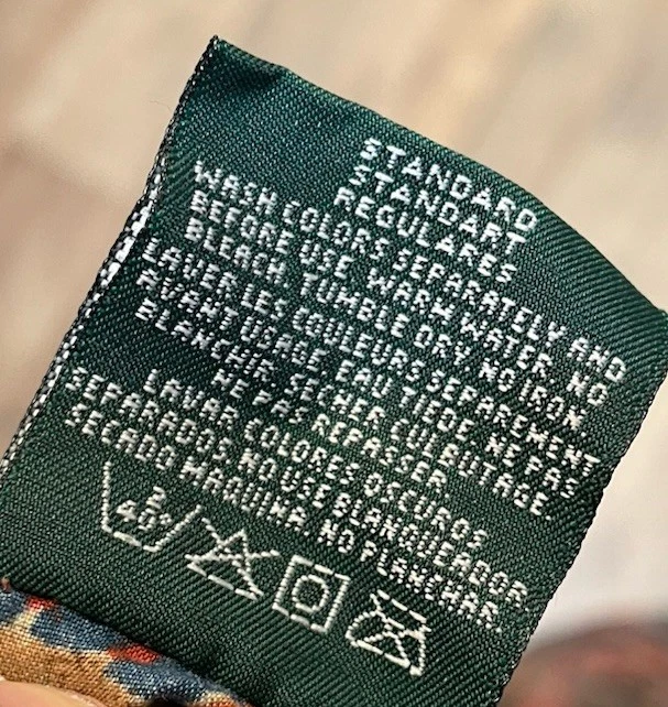 (2) Ralph Lauren Bedford Hunt Paisley standard pillow sham cases  - Image 4 of 4