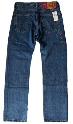 Levi s 505 Regular Denim Jeans 31X32 Sits At Waist Extra Thigh Room Straight Leg