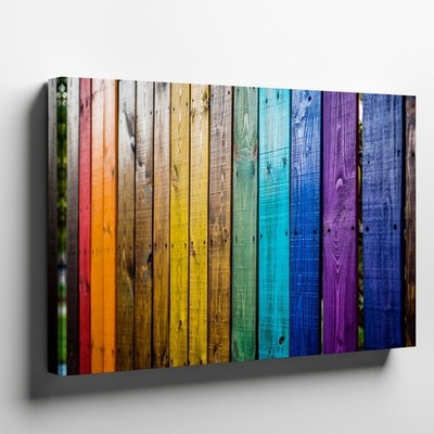Create A Vibrant Vertical Composition Featuring An Array Of Wooden Wall Art