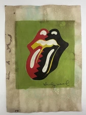 Andy Warhol COA Art Painting Original Drawing Vintage Paper Signed