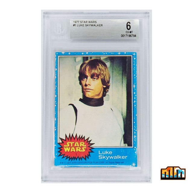 1977 Star Wars Luke Skywalker #1 BGS 6 Series 1 Topps A New Hope Mark Hamill