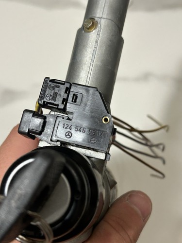 MERCEDES BENZ IGNITION SWITCH LOCK WITH KEY W124 S124 W201 220E 8 Pins - Picture 9 of 9