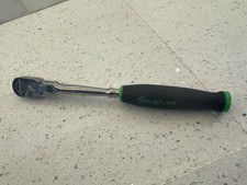 Snap-on Tools Usa 14 Drive Green Soft Grip Long Flex Head Ratchet Thlf72