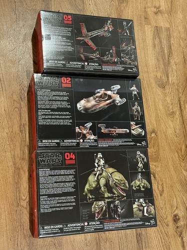 STAR WARS BLACK SERIES DEWBACK, LUKE & X-34 LANDSPEEDER, & ENFYS NEST SWOOP BIKE - Bild 6 von 6