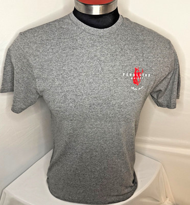 Pendleton Whisky Let'er Buck T Shirt Mens M Cotton Polyester Blend Gray