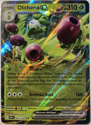 Pokemon Olithena ex | Deutsch 023/182 Ewige Rivalen | Near Mint
