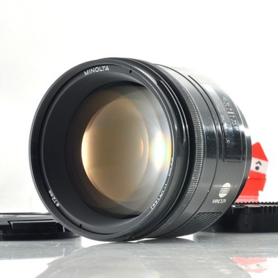 MINOLTA AF 85mm F1.4 AF Portrait Prime Lens A Mount Sony from Japan [Exc+3]