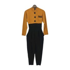 Vintage Zanoni 70s 80s Long Sleeve Jumpsuit 100 Cotton Size Small