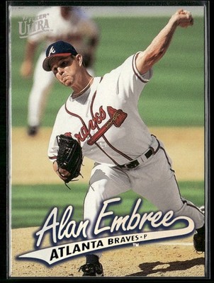 1997 FLEER ULTRA ALAN EMBREE ATLANTA BRAVES #445