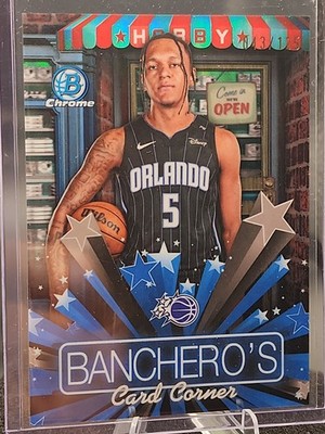 2025-26 Bowman - Hobby Stars Paolo Banchero Teal Refractor 43/125;#HS-1