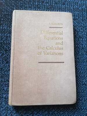 Differential Equations and the Calculus of Variations   Vintage Mathematics Book