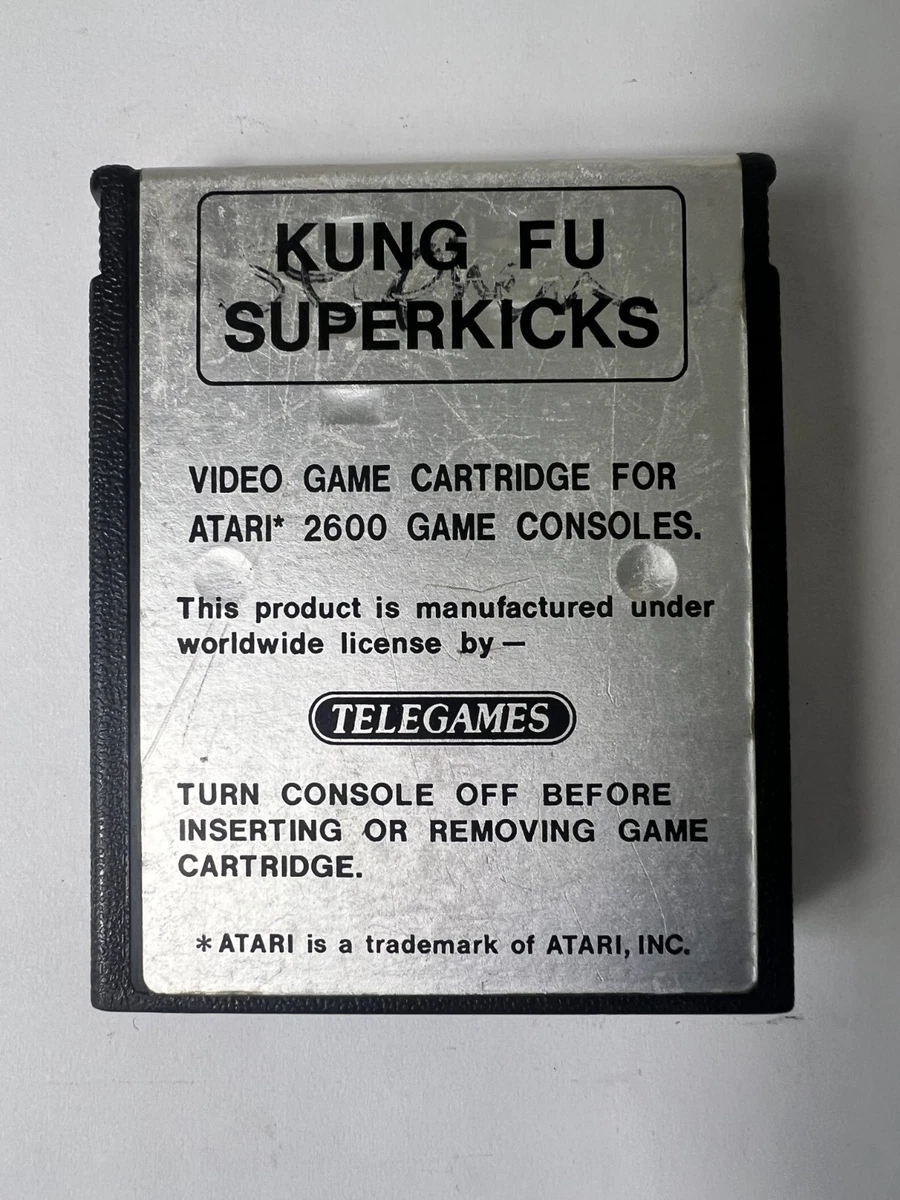 Jeu Atari 2600 Kung-Fu Master Version PAL (n°8222S) - Avec Boîte Abîmée, Sans Notice - État Correct