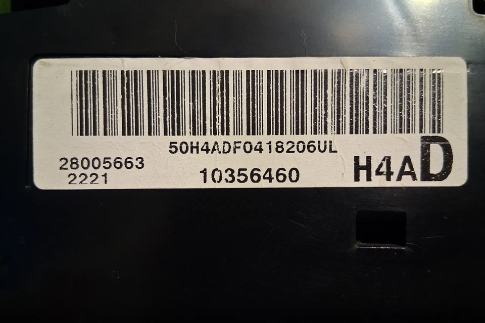 ✅ Cuadro de instrumentos velocímetro Trailblazer 02-09 blanco y verde sin DIC Foto 2 de 2