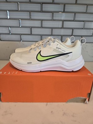 Nike Women's Downshifter White And Volt