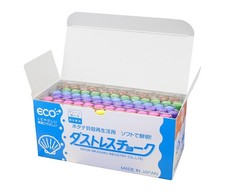 Nihon Rikagaku Industry Chalk 6 colors 72pcs  DCC-72-6C japan new