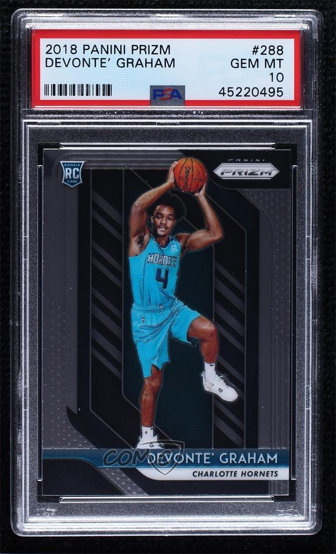 2018-19 Panini Prizm Devonte' Graham #288 PSA 10 GEM MT Rookie RC k1r
