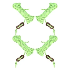 4 Bundles Reflective Camping Rope Tent Cord Guide Ropes Guy Lines