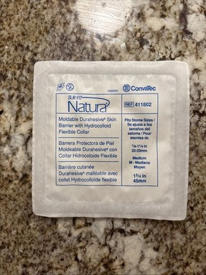 ConvaTec Natura Durahesive Skin Barrier with Hydrocolloid Collar Pack Of 10