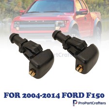 2x 3W7Z17603AA Windshield Wiper Washer Spray Jet Nozzle For 2004-2014 Ford F150