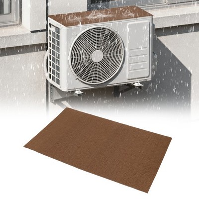 Air Conditioner Drip Cushion 39''x24''x5/32'' Self-Adhesive AC Top Pad Brown