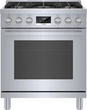 Bosch 30" 5 Burner 3.6 Cu.ft. Freestand Gas Stainless 800 Series Range HGS8055UC
