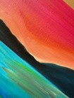 Colorful Original Landscape Acrylic Art Painting "Stillness" Signed Canvas 9x12 — photo 4