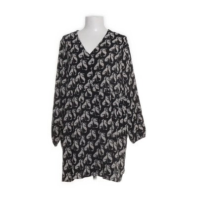 monki mini kleid S (40)podenco galgo hunde animal print schwarz creme boho