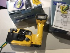 Boxed Sea & Sea MX10 Underwater Film Camera +YS40A Strobe Flash 35mm Point&Shoot