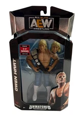 All Elite AEW Wrestling Unmatched Owen Hart Series 6 #47 Chase Figure 1/5000 NEW