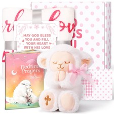 Baptism Gifts for Girl-Catholic Christening Gift Set for Baby Girls, Baptisma...