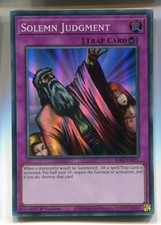 Yu-Gi-Oh! Solemn Judgment Super Rare englisch RA02-EN075 Feierliches Urteil