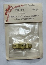 Precision Scale Company Inc. PSP-036 O Scale Saddle and Steam Chests Brass