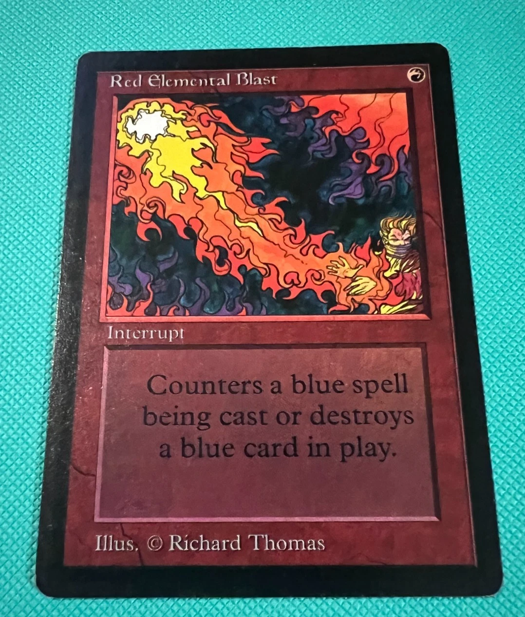 Red Elemental Blast 1993 Beta Edition Base Price Guide