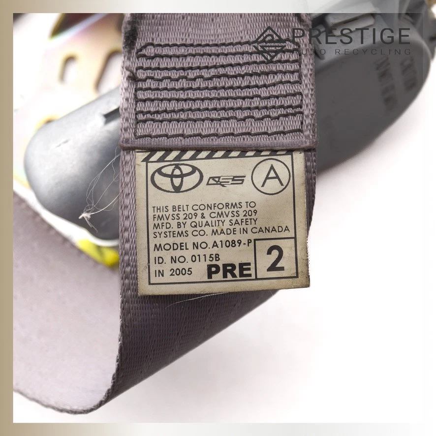 Toyota Sienna 2005 retractor de cinturón de seguridad del conductor delantero izquierdo 73220-AE020-B0 Foto 4 de 4