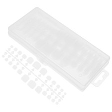 240pcs Fake Toe Nail Tips Women Fake Nails Clear Toenail Tips Toe Nail Salon