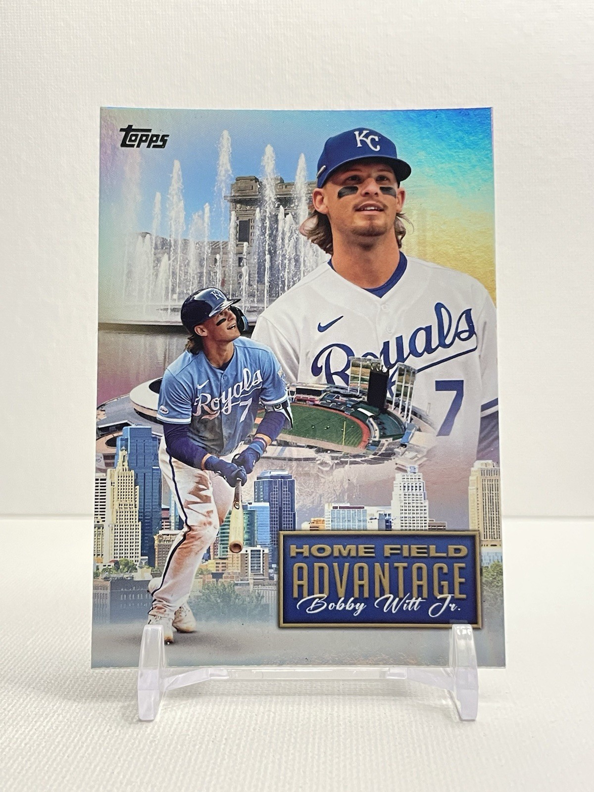 Bobby Witt Jr. 2024 Topps Series 1 - Home Field Advantage #HFA-10 SP - KC ROYALS