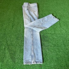 Zara Womens Jeans High Waisted Straight Leg B...