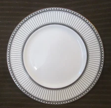Set Of 4~Wedgwood COLONNADE Black 10 3/4” Dinner Plates~Multiple Sets Avail