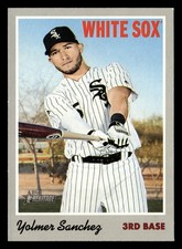 Yolmer Sanchez 2019 Topps Heritage #91 Chicago White Sox Buy10get5FREE
