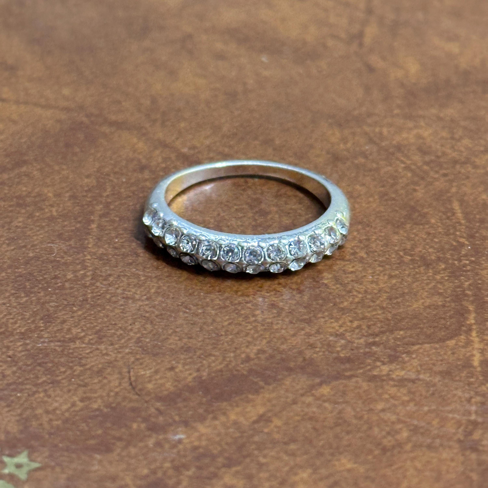 Vintage Stackable Gemstone Ring Party Costume Jew… - image 5