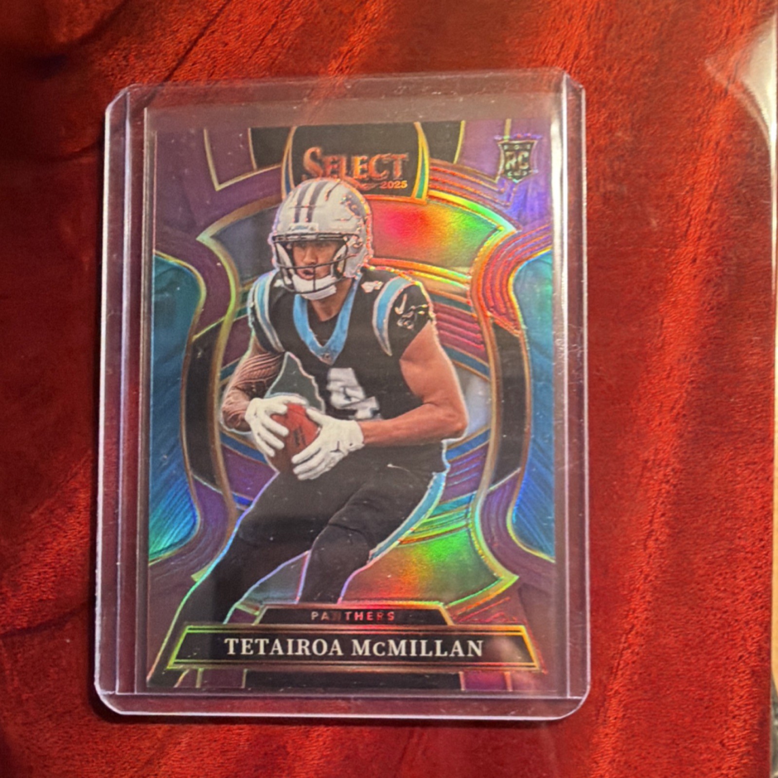 Panini 2025 Select Tetairoa McMillan Concourse #44 purple /75