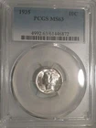1935 Mercury  Dime PCGS MS63