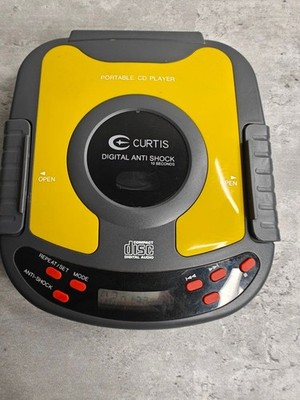 Curtis Digital Portable CD Player 10 Sec Anti Shock Tested Works Vintage Retro