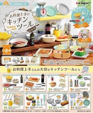 Rement RE-MENT Kitchen Tools for the Best Cooks miniature complete set Japan