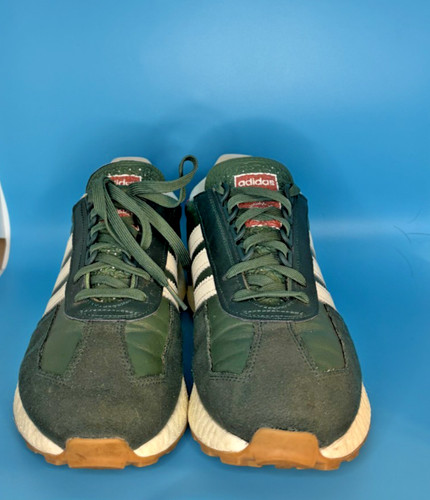 Adidas Marathon Tech Boost Green White Gum Sole Retro Runner Mens Sneaker
