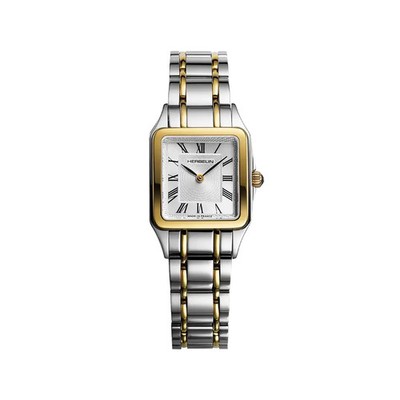 Herbelin Luna 17457BT01 Womens Two-Tone Stainless Steel White Dial Watch 24mm