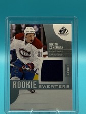 2017-18 SP Game Used - Rookie Sweaters Nikita Scherbak #RS-NS /199 (MEM, RC)