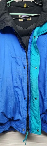 Vintage Field & Stream Multicolore Men's Down Jacket Size XL TALL 100% Nylon - Picture 6 of 17